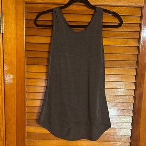 Gray Athleta Yoga Tank, like new, open back